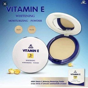 Aron Vitamin E Whitening Moisturizing Powder # 2 New in Box